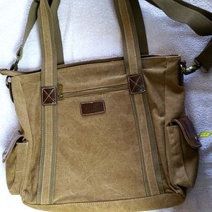 Cargoit Vintage Style Multi Function Canvas Bag